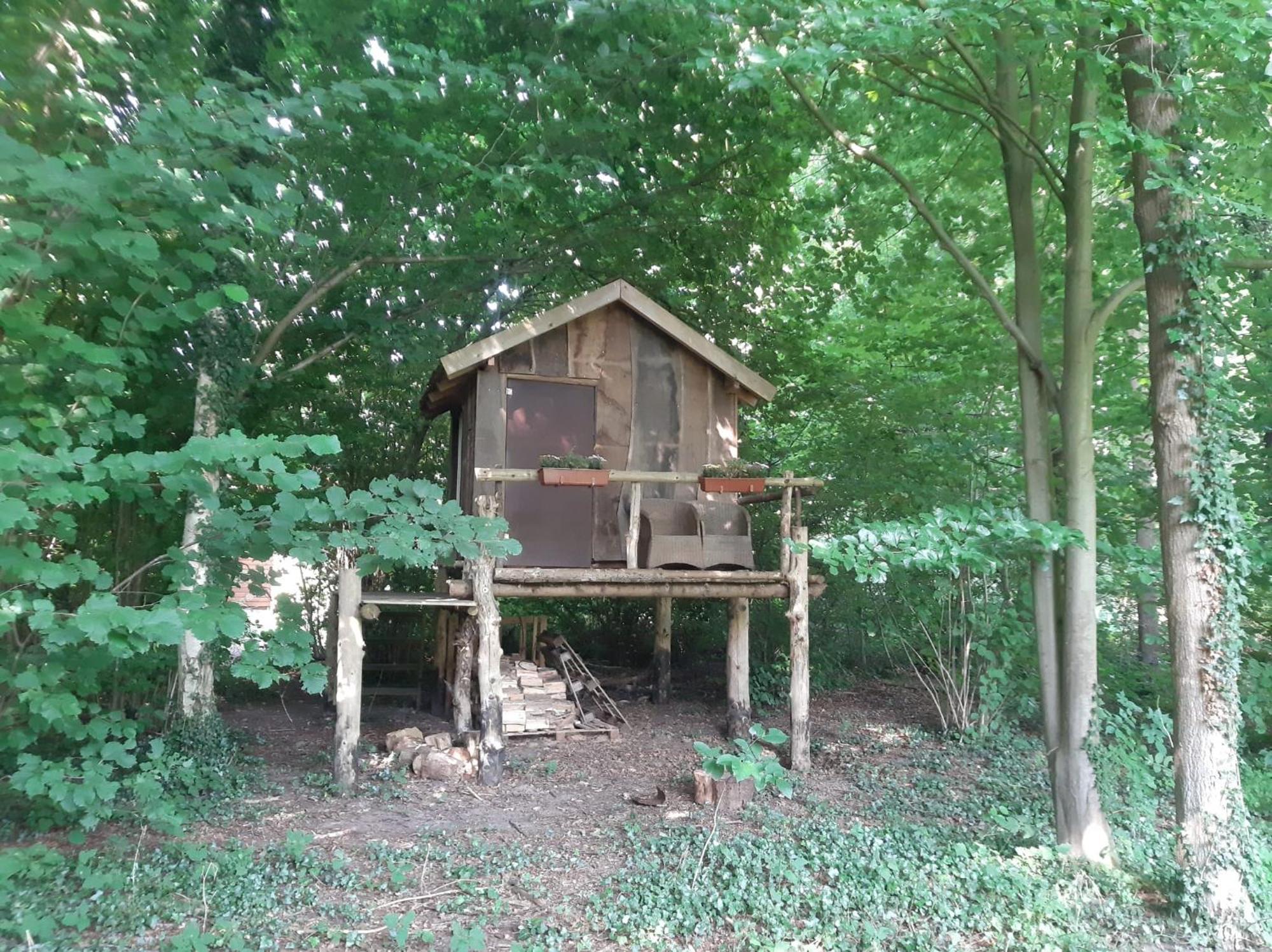 Baumhausnaechte Hotel Ladbergen Buitenkant foto